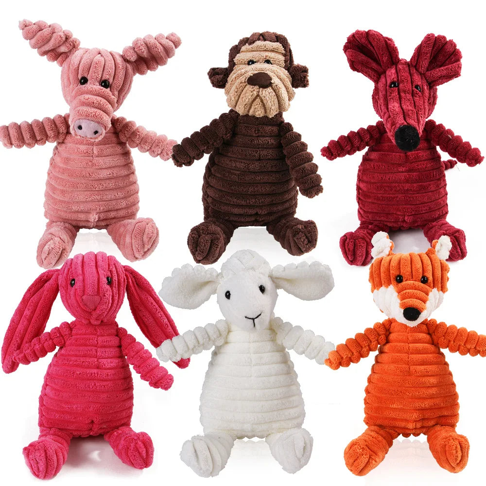 Plush Squeaky Sheep Dog Toy – Soft Chew Toy for Small & Medium Dogs-Letifly Lights and Decor