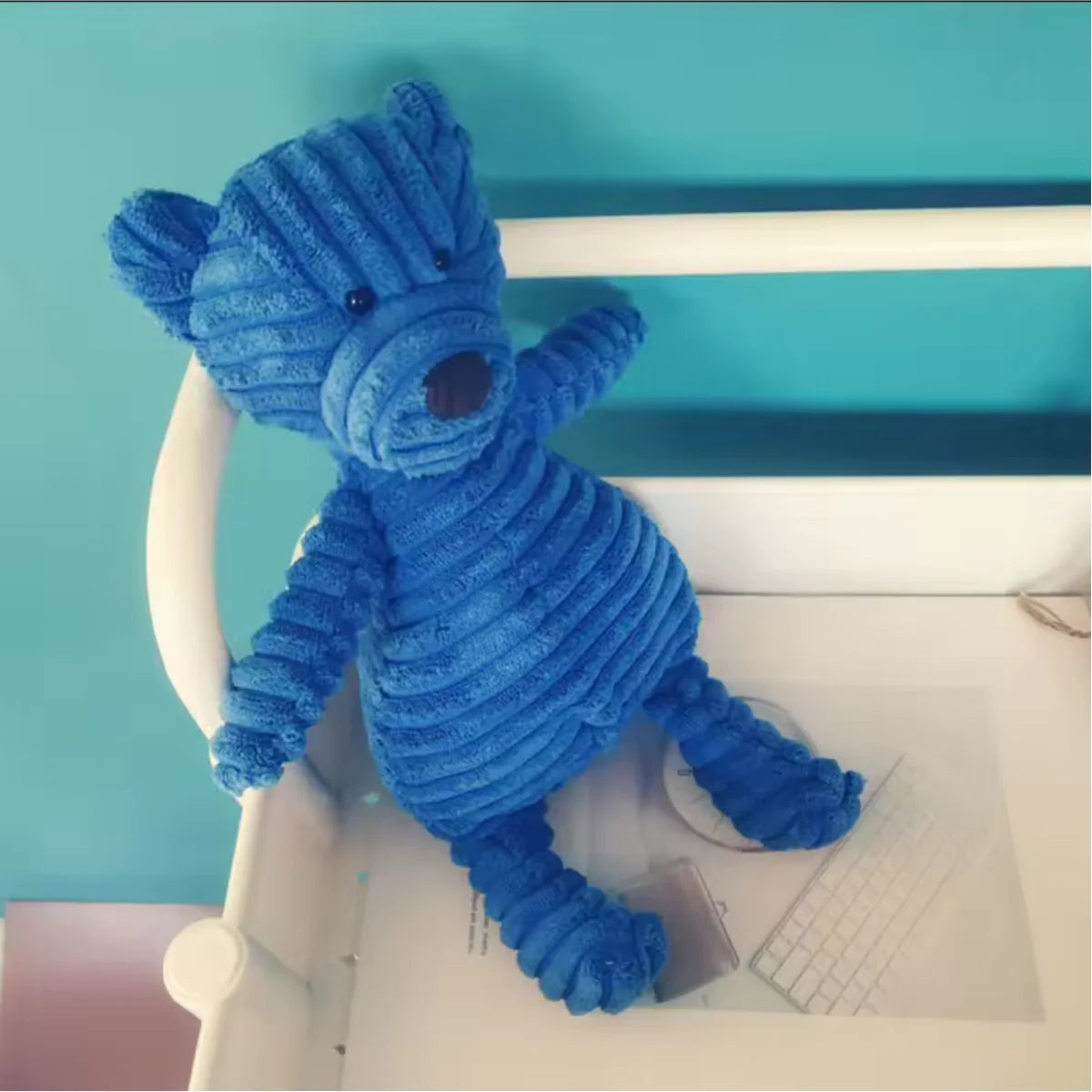 Plush Squeaky Bear Dog Toy – Soft Chew Toy for Small & Medium Dogs-Letifly Lights and Decor