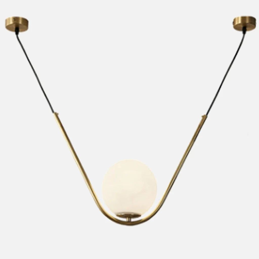 Harmony Glass & Brass Pendant Light & Chandelier-Letifly Lights and Decor