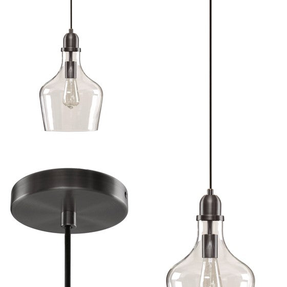 Auburn Glass Bell Pendant-Letifly Lights and Decor