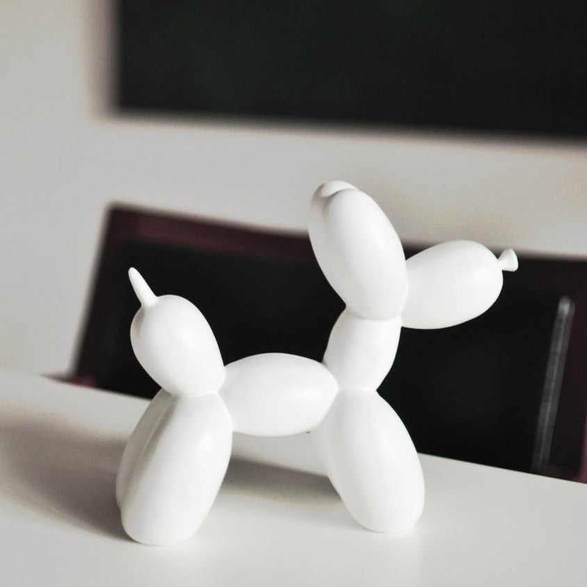 Balloon Dog Sculpture - Handcrafted Resin-Letifly Lights and Decor
