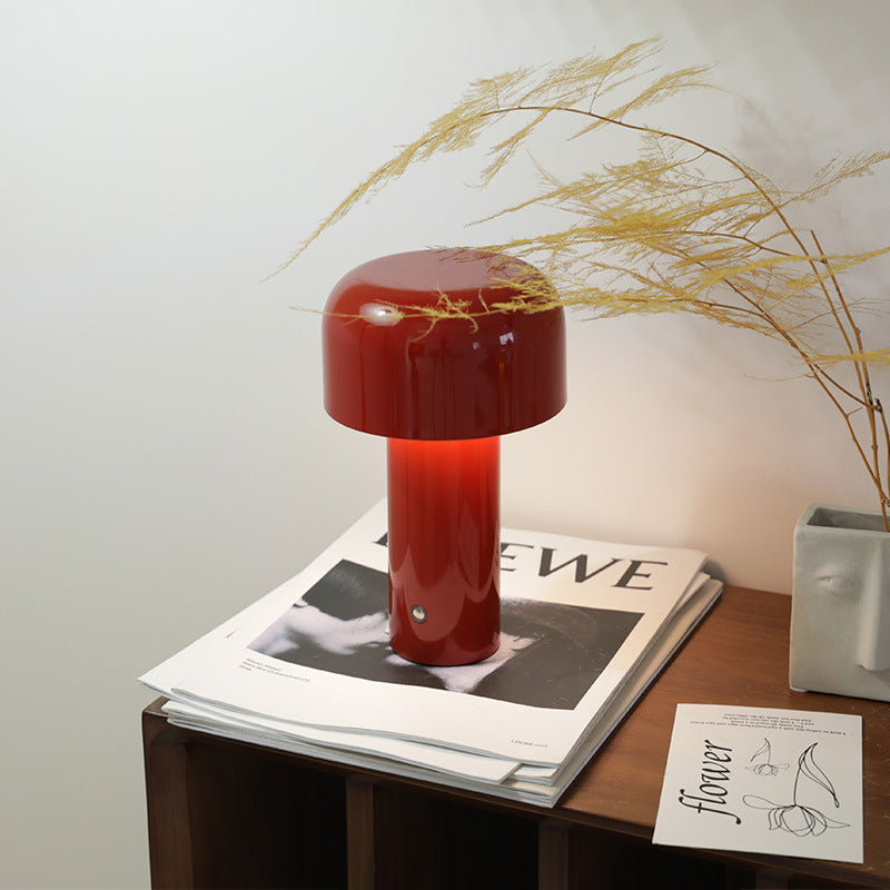 Bell Mushroom Cordless LED Table Lamp-Letifly Lights and Decor