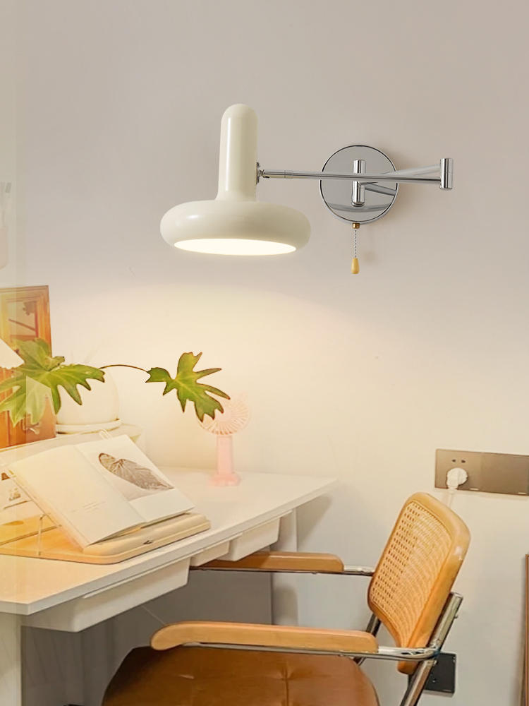 Capsule White Retro Wall Lamp