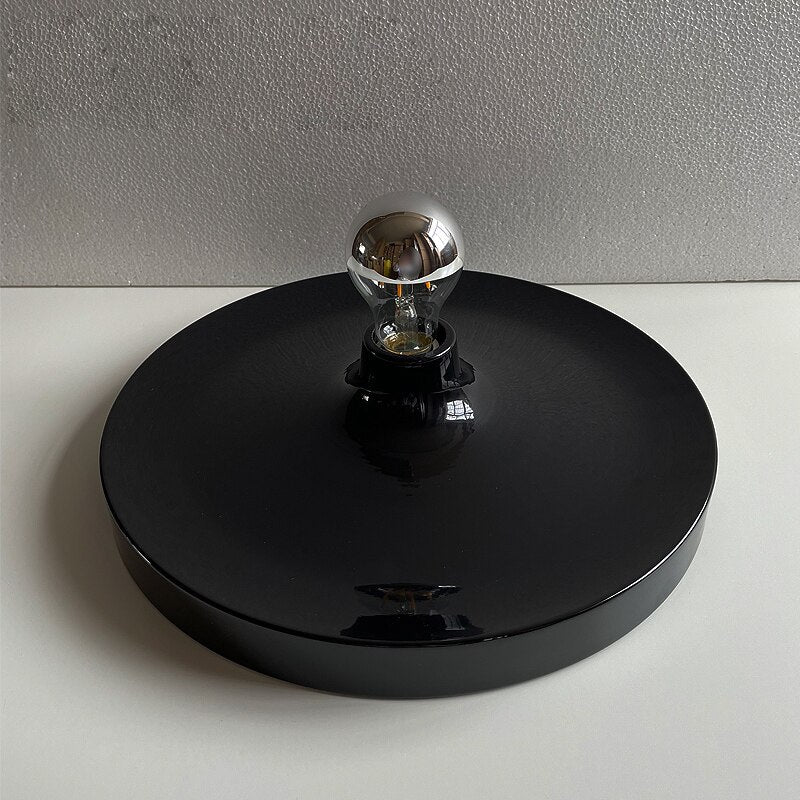 Metallic Wall Lamp Gold Black White Color Light