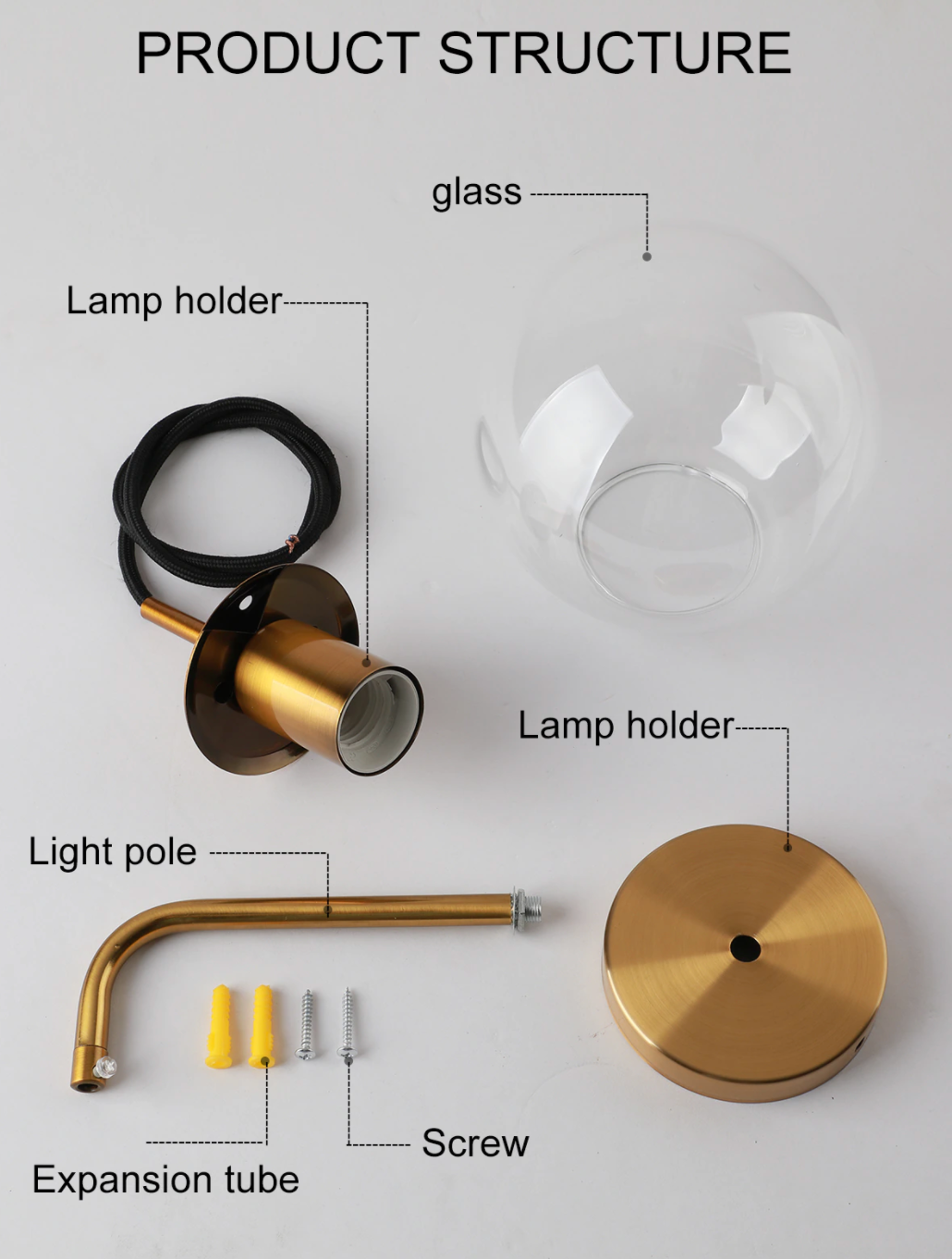 Stella Hanging Wall Sconce-Letifly Lights and Decor
