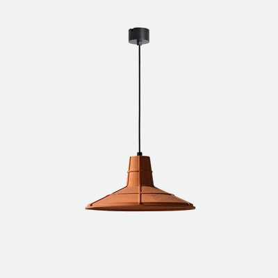 LED Industrial Style Cement Orange Hanging Light