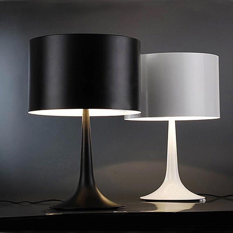 Calming table lamp lighting in a medical waiting room