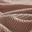 Bree Knit Throw and Pillow Set Textured Soft Blanket Cozy Living Room Accent