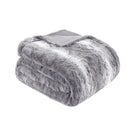 Zuri Oversized Faux Fur Throw Blanket Luxurious Plush Soft Decorative Accent