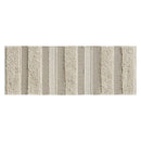 Woven textured bath rug stripe non skid shaggy bathroom mat boho inspired handwoven rug