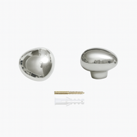 Raindrop Chrome Wall Hooks-Letifly Lights and Decor