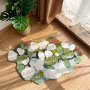 Abstract Forest Moss Tufted Accent Rug-Letifly Lights and Decor
