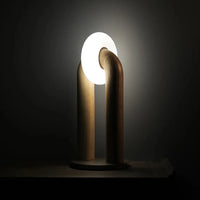Vintage Solid Wood Table Lamps Dimmable With Touch Control Indoor Decor LED Lighting Bedroom Living Room Bedside Study Desk Lamp