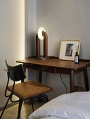 Vintage Solid Wood Table Lamps Dimmable With Touch Control Indoor Decor LED Lighting Bedroom Living Room Bedside Study Desk Lamp