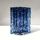 Arctic Ice Textured Glass Vase-Letifly Lights and Decor