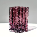 Arctic Ice Textured Glass Vase-Letifly Lights and Decor