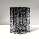 Arctic Ice Textured Glass Vase-Letifly Lights and Decor