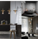 Armed Retro Brass Series - Pendant Light-Letifly Lights and Decor