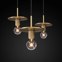 Armed Retro Brass Series - Pendant Light-Letifly Lights and Decor