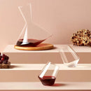 Aura 350 Rotating Glass Decanter-Letifly Lights and Decor
