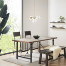 Aurelia Chandelier with Frosted Glass Globe Bulbs-Letifly Lights and Decor