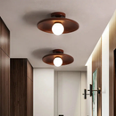 Wooden Disc Wooden Ceiling Lamp minimalist wooden ceiling light