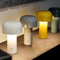 Bell Mushroom Cordless LED Table Lamp-Letifly Lights and Decor