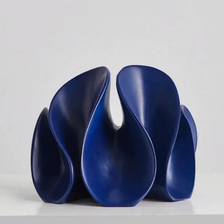Bloom Wave Decorative Sculpture resin home decor accent