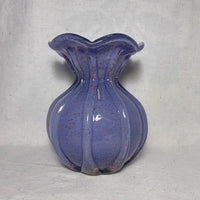 Blown Glass Ruffle Vase 