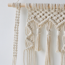 Macrame Shelf Hanging Wall Boho Inspired Floating Wall Shelf For Plants and Home Decor