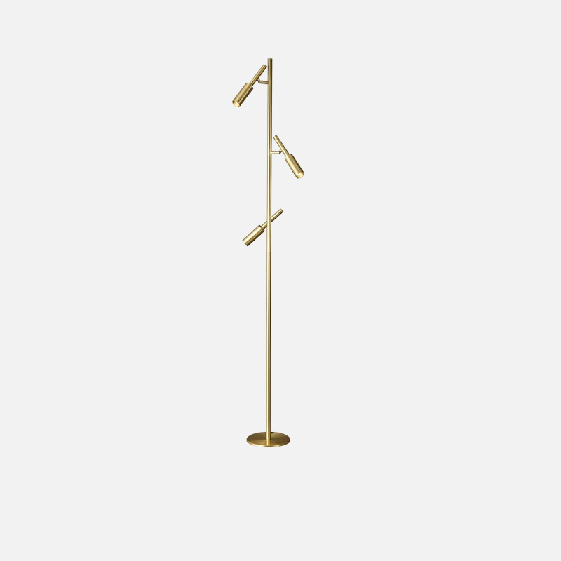 Brass Aura Adjustable Standing Lamp
