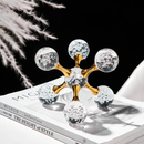 Bubble Glass Star Paperweight & Ornament-Letifly Lights and Decor