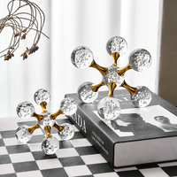 Bubble Glass Star Paperweight & Ornament-Letifly Lights and Decor