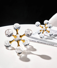 Bubble Glass Star Paperweight & Ornament-Letifly Lights and Decor