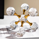 Bubble Glass Star Paperweight & Ornament-Letifly Lights and Decor
