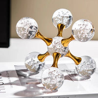 Bubble Glass Star Paperweight & Ornament-Letifly Lights and Decor