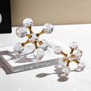 Bubble Glass Star Paperweight & Ornament-Letifly Lights and Decor