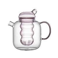 Bulbo Colored Glass Tea Pot & Cup-Letifly Lights and Decor