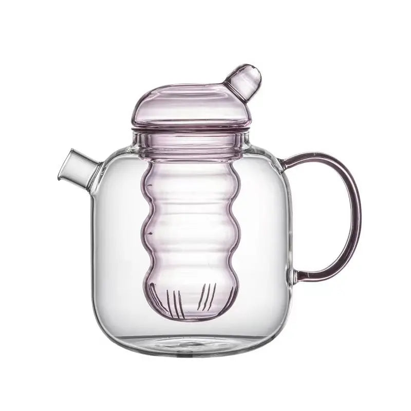 Bulbo Colored Glass Tea Pot & Cup-Letifly Lights and Decor