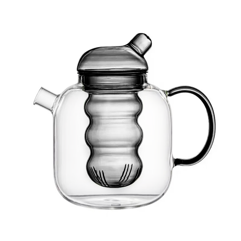 Bulbo Colored Glass Tea Pot & Cup-Letifly Lights and Decor