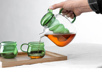 Bulbo Colored Glass Tea Pot & Cup-Letifly Lights and Decor