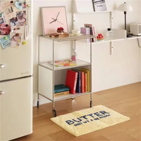 Flocking Foot Mat plush floor mat for kitchen bathroom bedroom plush bathroom mat cartoon