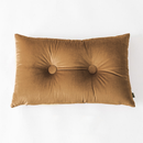 Button Square Velvet Cushion Pillow-Letifly Lights and Decor