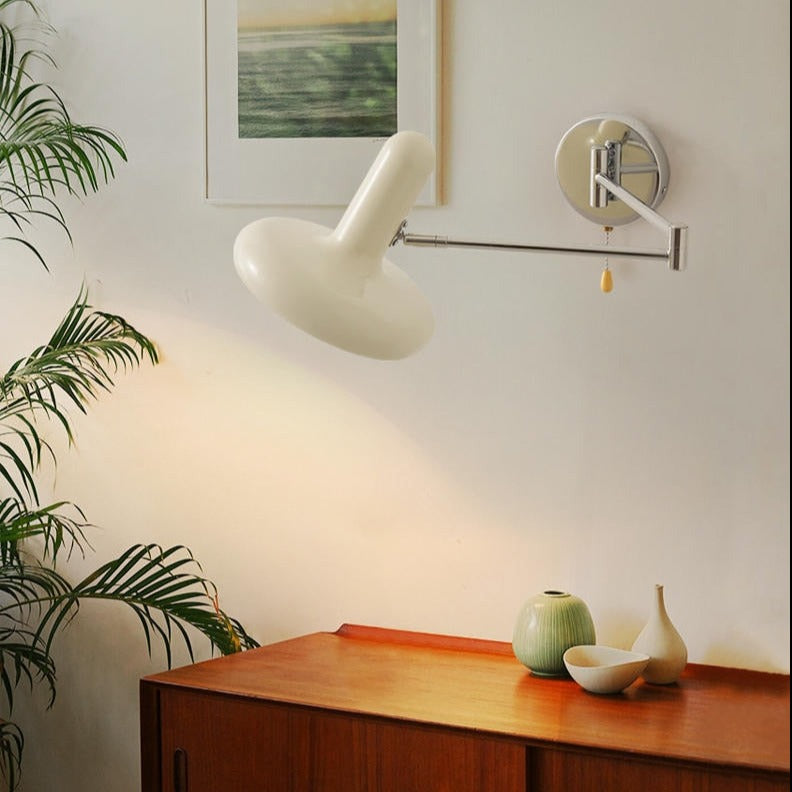 Capsule White Retro Wall Lamp