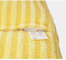 Pet sofa coral fleece striped warm machine washable pet lounger