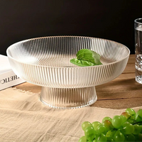 Celeste Pedestal Glass Bowl-Letifly Lights and Decor