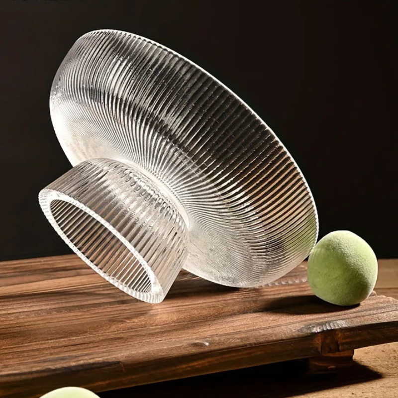 Celeste Pedestal Glass Bowl-Letifly Lights and Decor
