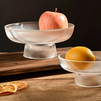 Celeste Pedestal Glass Bowl-Letifly Lights and Decor