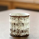 kiln-fired glazed porcelain  ceramic tea cup marbling pattern ripple teacup