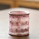 kiln-fired glazed porcelain tea cup marbling pattern ripple teacup
